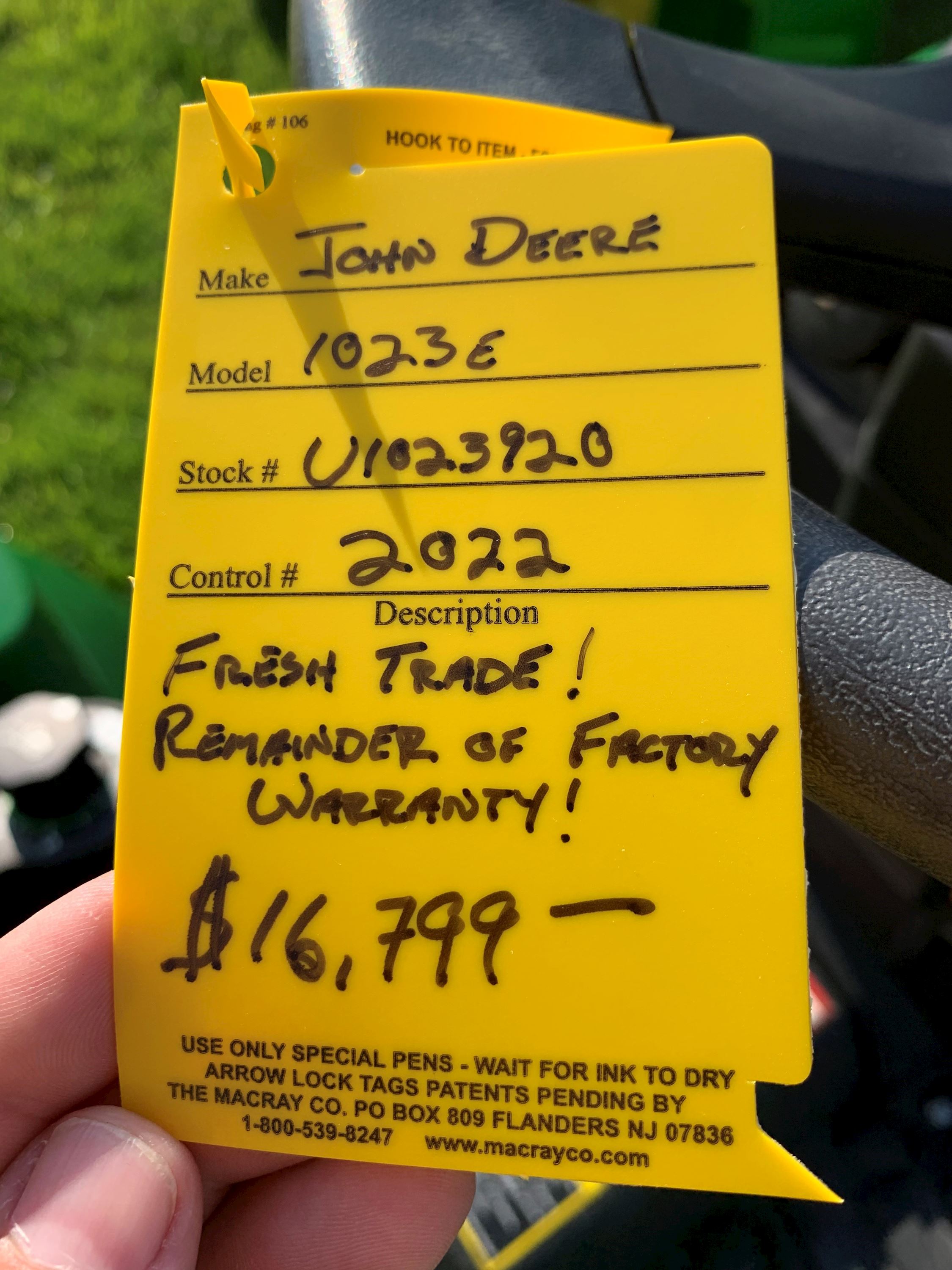 2022 Used John Deere 1023E Image 6